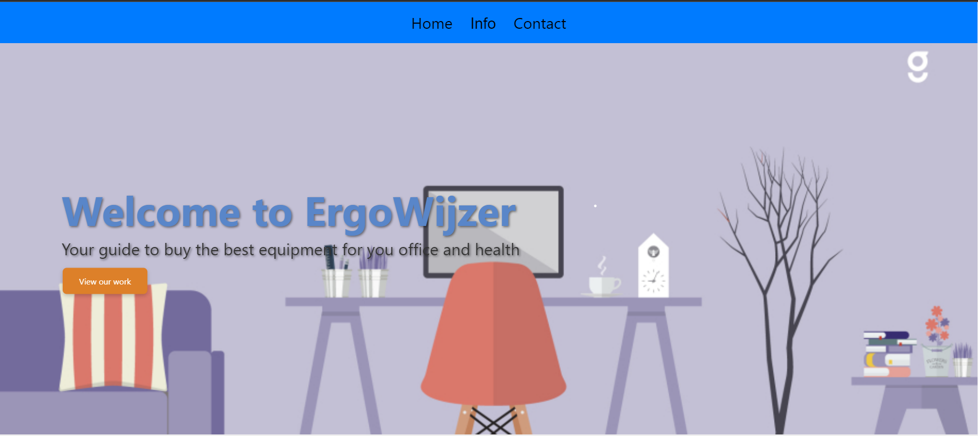 Sunset in the mountains